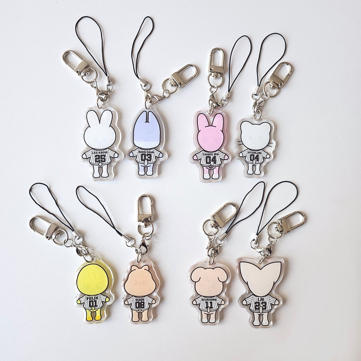 SKZOO Baseball Jersey Keychain/Phone Charm