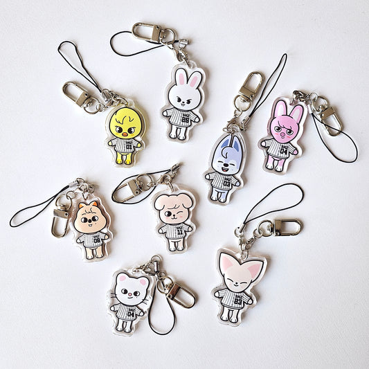 SKZOO Baseball Jersey Keychain/Phone Charm