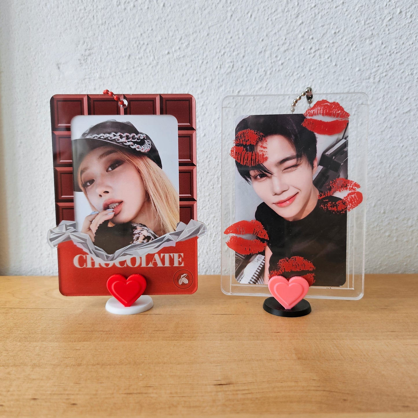 Double Heart Display Stand